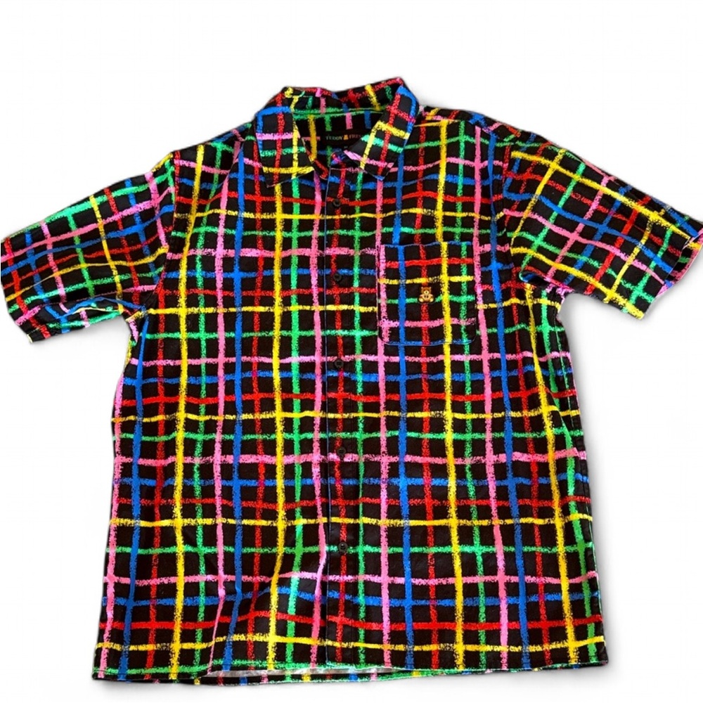 Teddy Fresh Crayon Plaid Shirt